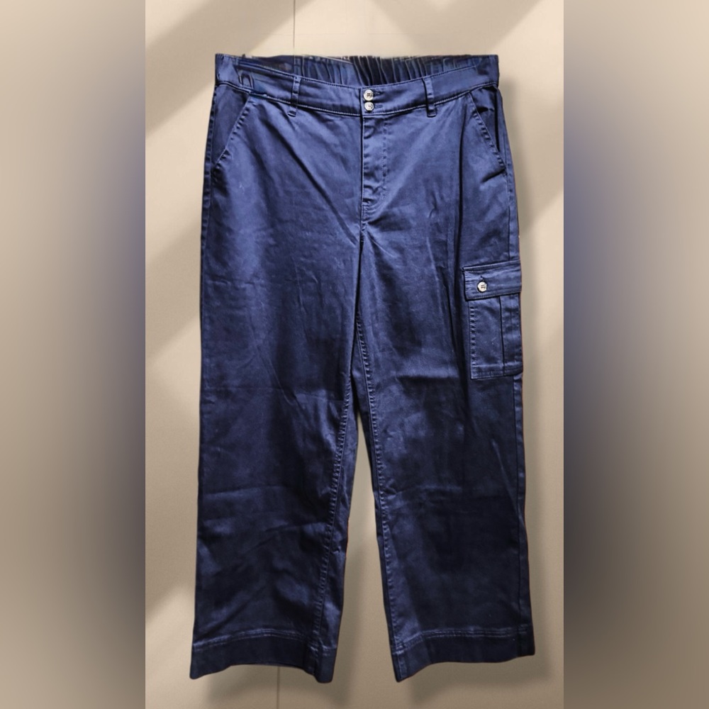 d & co Stylish Women's Blue Cargo Pants NWOT